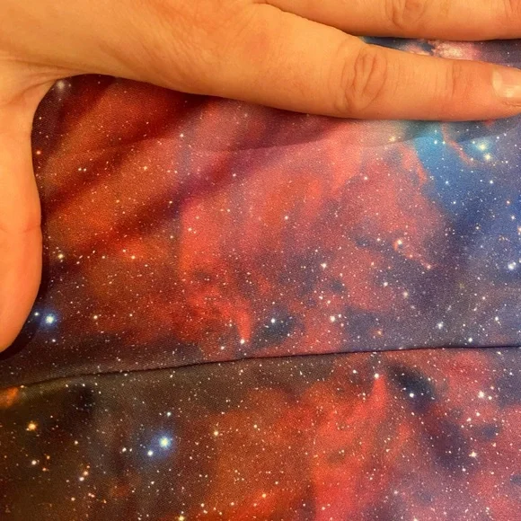 DISCONTINUED!! Blackmilk Purple Galaxy Short Shorts Brand New Size M - Picture 9 of 10